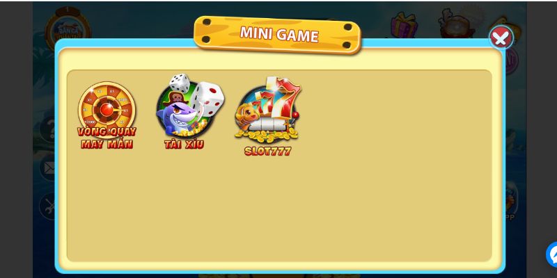 Bắn cá thần tài - Mini game